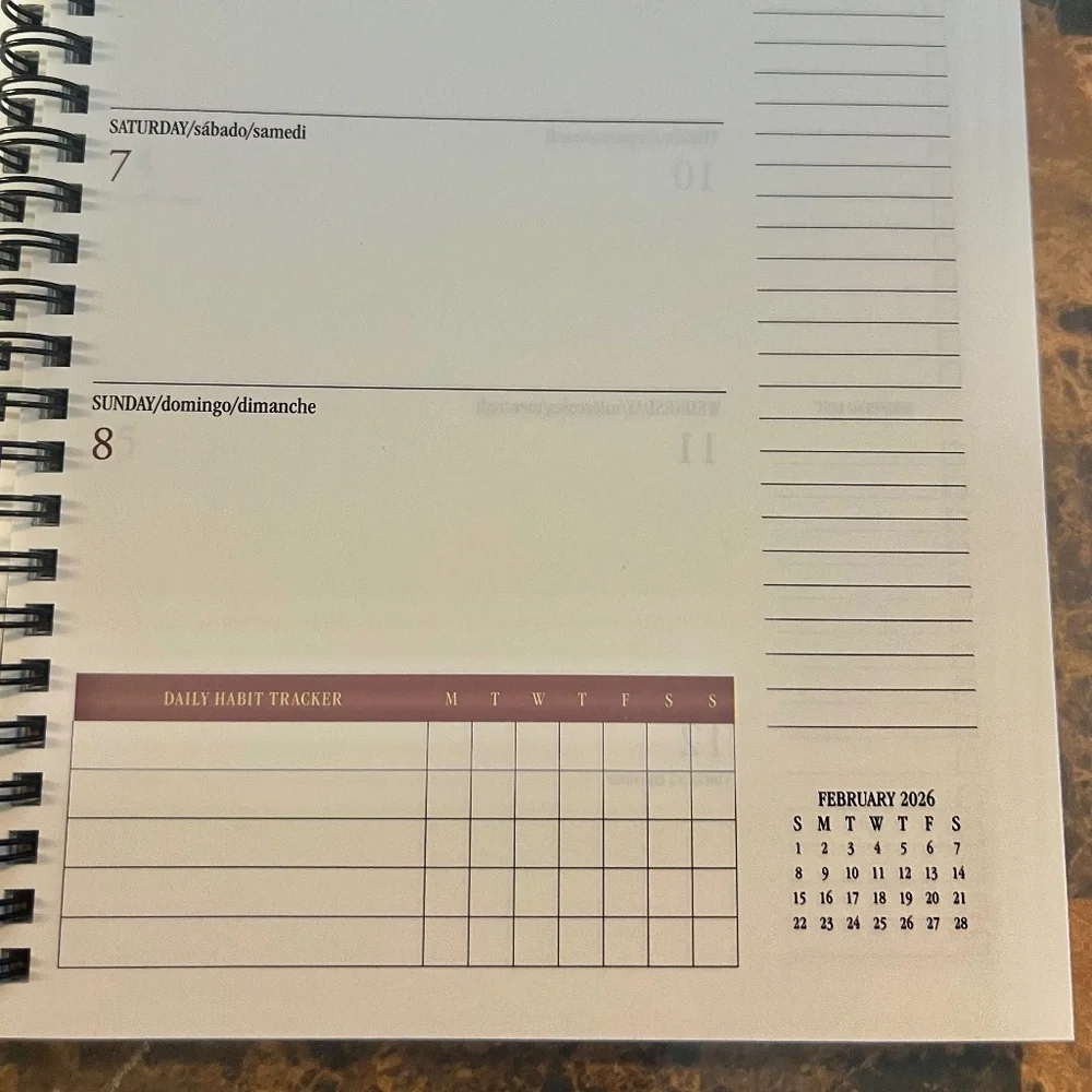 Brand New Because I Knew You I Have Been Changed For Good 2026 Planner